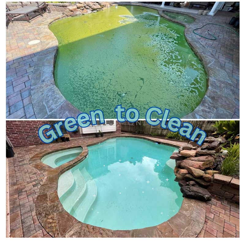green to blue